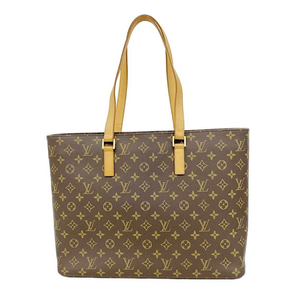 LOUIS VUITTON Brown Monogram Tote Bag